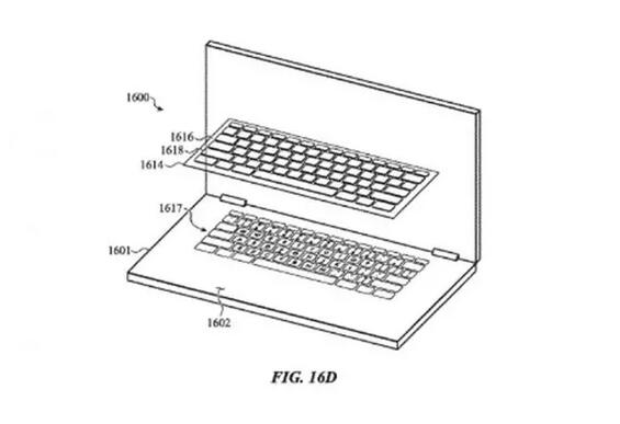 苹果MacBook曝光全触摸式数字键盘新专利技术