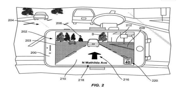 苹果申请AR地图专利 在实时路况上叠加导航信息