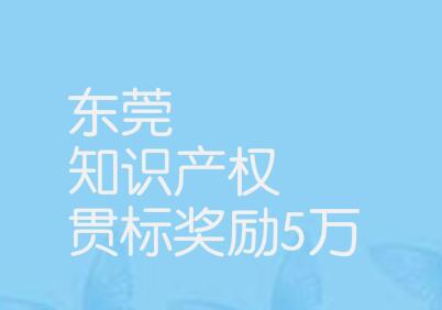 东莞松山湖高新区知识产权资助办法，知识产权贯标奖励5万元！