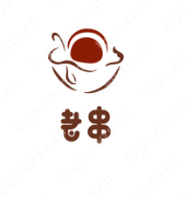 老串小吃店logo设计，让你成为整条街最靓的店