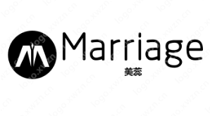 英文婚礼Logo设计：“Marriage”——美蕊