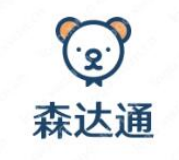 商业办公类logo设计：森达通，森寓意森林，体现环保的特点